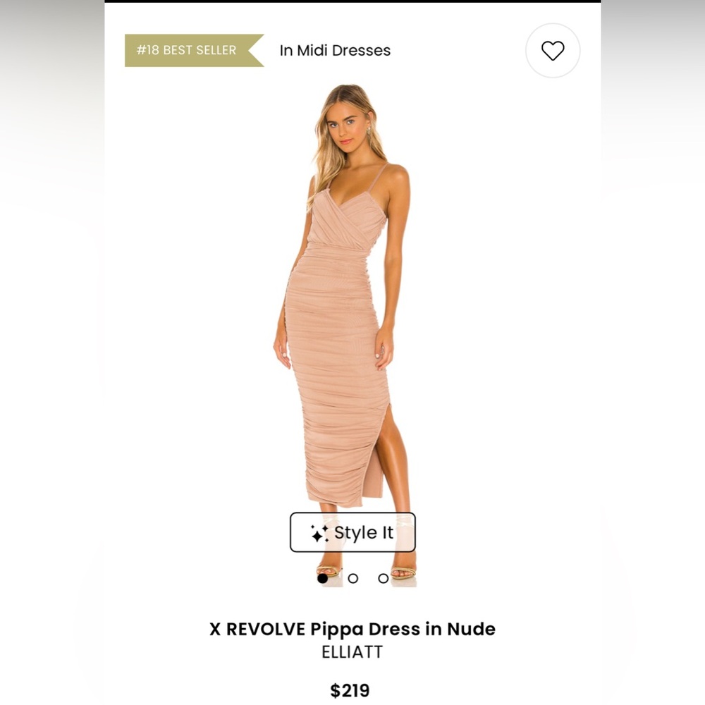 X REVOLVE PIPPA DRESS IN NUDE
ELLIATT